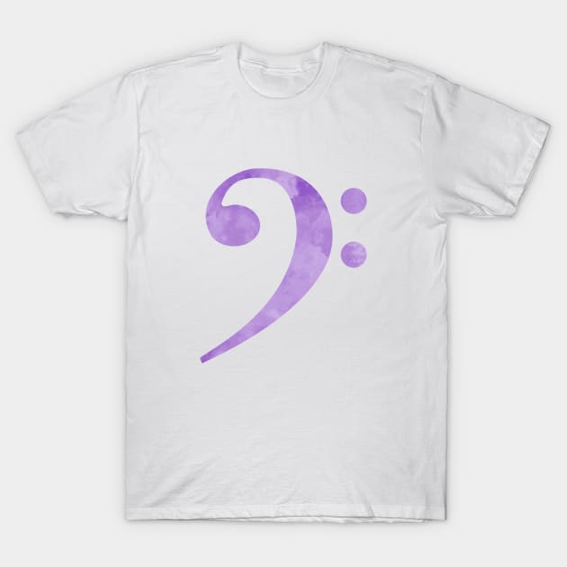 Bass Clef T-Shirt by TheJollyMarten